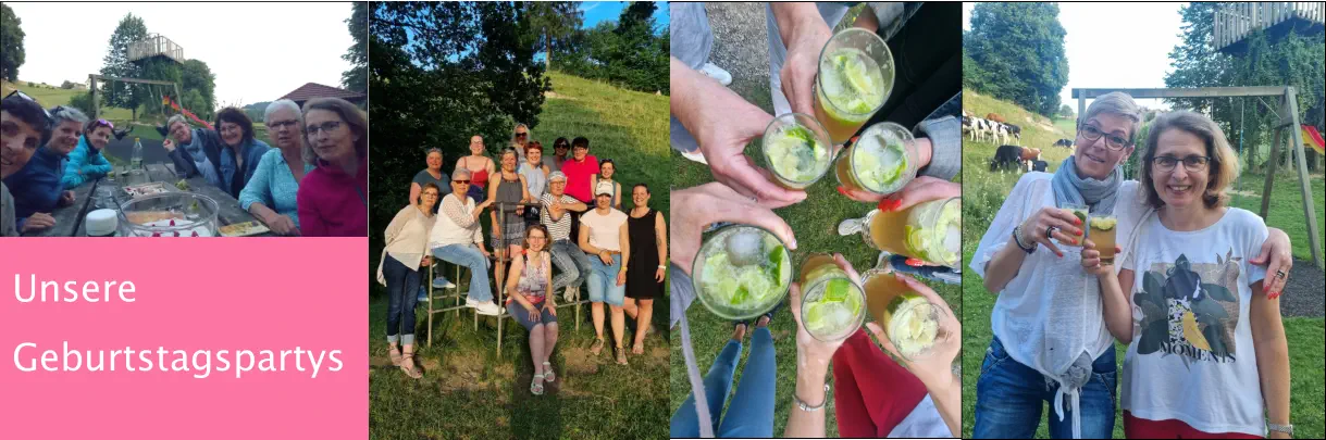 Unsere Geburtstagspartys